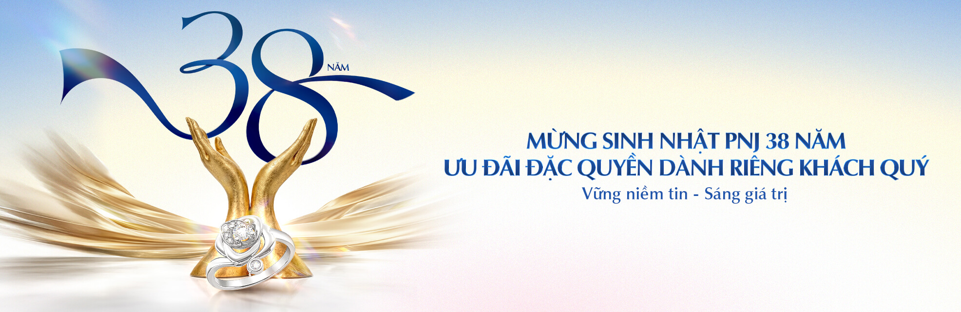 Sinh nhật PNJ 38 năm