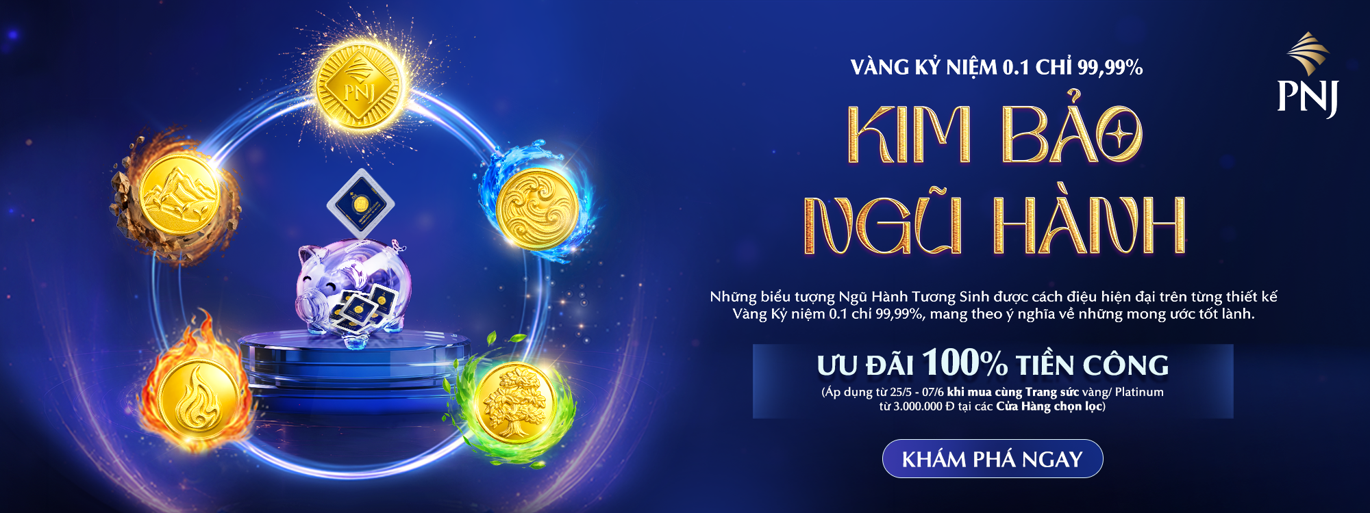 BST Kim Bảo Ngũ Hành