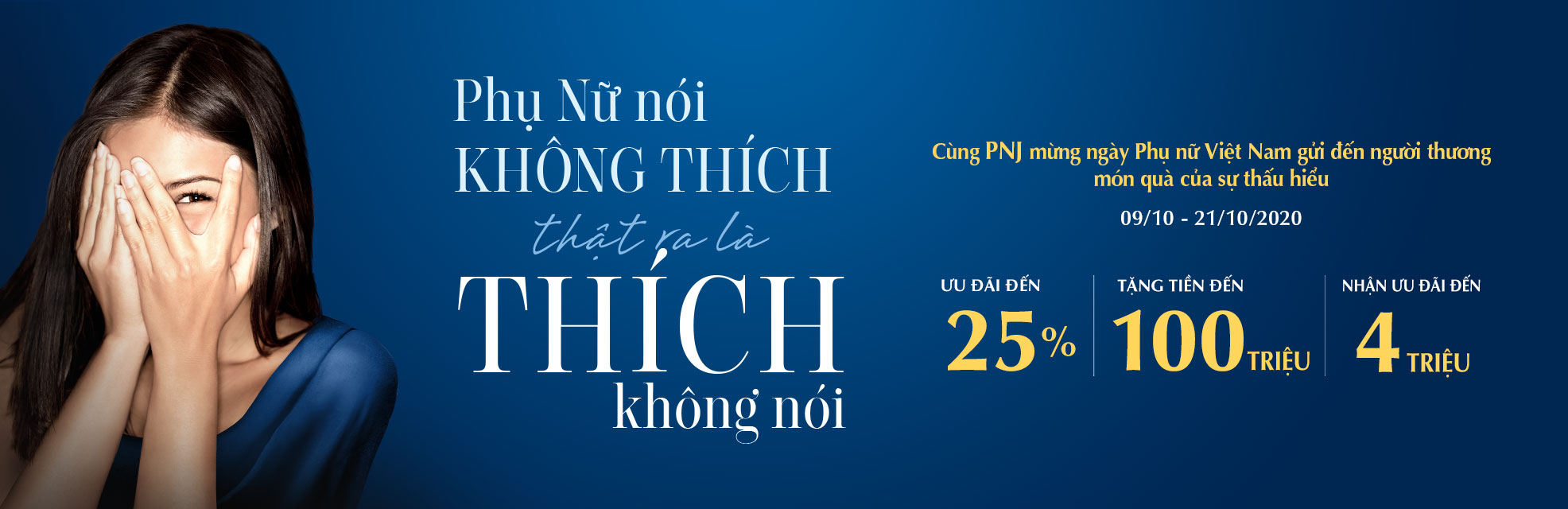 Mừng ngày Phụ nữ Việt nam 20/10 - Nói không thích thật ra là thích không nói