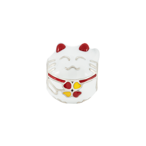 Hạt xỏ charm bạc PNJSilver chú mèo may mắn 0000Z060003