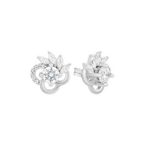 Bông tai bạc đính đá PNJSilver XMXMW000028