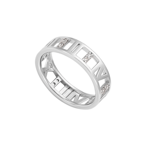 Nhẫn bạc đính đá PNJSilver XM00K000176