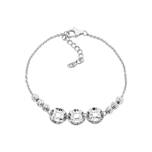 Lắc tay Vàng trắng Ý 18K PNJ 0000W000131