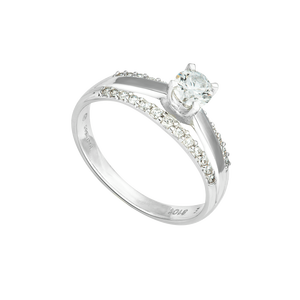 Nhẫn Kim cương Vàng trắng 14K PNJ DDDDW000971