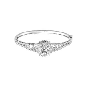 Vỏ vòng tay Kim cương Vàng trắng 18K PNJ 00DDW000228