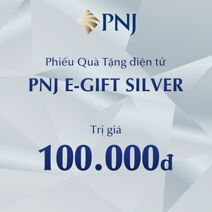 Phiếu Quà Tặng điện tử PNJ E-Gift Silver trị giá 100.000đ