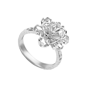 Nhẫn Vàng trắng Ý 18K PNJ 0000W001655