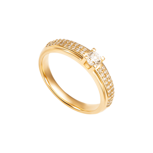 Nhẫn cưới Kim cương Vàng 18K PNJ DDDDY000574