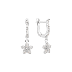 Bông tai bạc đính đá PNJSilver XM00W060006