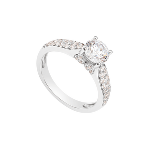 Nhẫn bạc đính đá PNJSilver XMXMW060033