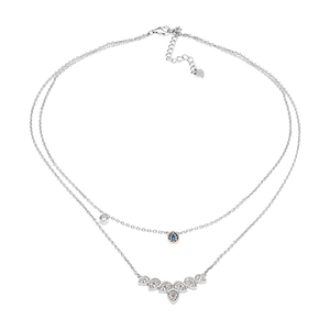 Dây cổ bạc đính đá PNJSilver XMXMW060020