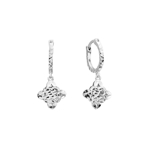 Bông tai Vàng trắng Ý 18K PNJ 0000W001070