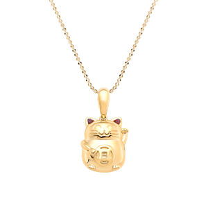 Mặt dây chuyền Vàng 18K đính đá Ruby PNJ RB00Y000084