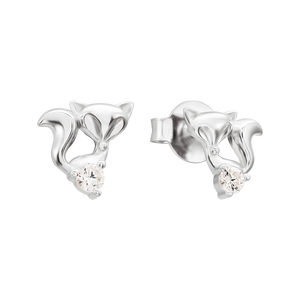 Bông tai bạc đính đá PNJSilver XMXMW060070