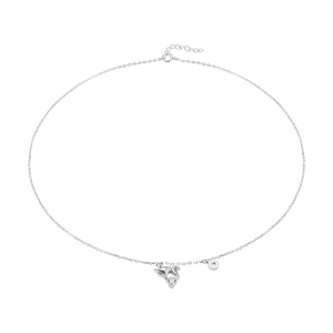 Dây cổ bạc đính đá CZ PNJSilver XM00W060003