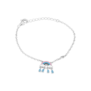 Lắc tay trẻ em bạc PNJSilver hình cầu vồng XMXMW060048