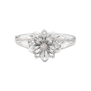 Vòng tay Vàng trắng Ý 18K đính đá PNJ XMXMW000666