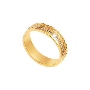 Nhẫn cưới nam Kim cương Vàng 18K PNJ DD00C000924