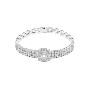 Vỏ lắc tay Kim cương Vàng trắng 18K PNJ 00DDW000045