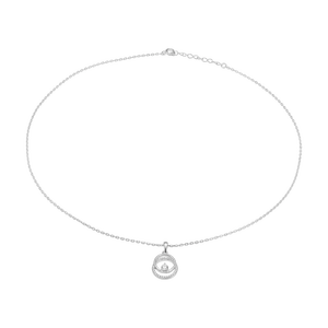 Dây cổ Bạc đính đá PNJSilver XMXMW060034