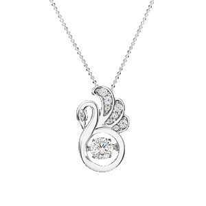 Mặt dây chuyền bạc đính đá PNJSilver XMXMW060029