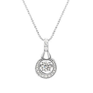 Mặt dây chuyền bạc đính đá PNJSilver XMXMW060033