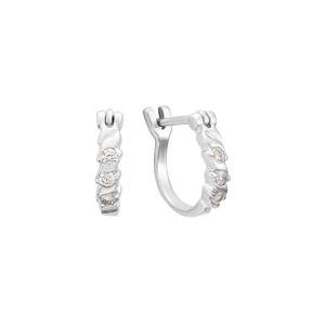 Bông tai bạc đính đá PNJSilver XM00K000099