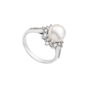 Nhẫn bạc đính ngọc trai PNJSilver PFXMK000010