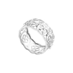 Nhẫn Vàng trắng Ý 18K PNJ 0000W001774