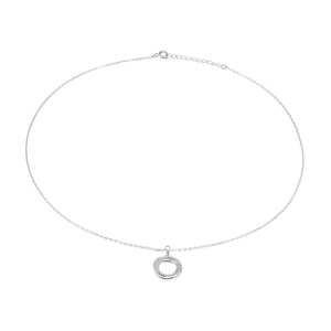 Dây cổ Bạc đính đá PNJSilver XMXMW060040