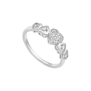 Nhẫn bạc đính đá PNJSilver Fantasia XMXMK000228