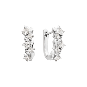 Bông tai Kim cương Vàng trắng 14K PNJ DDDDW002619