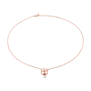 Dây cổ Bạc đính ngọc trai Mother of Pearl PNJSilver PMPFX060000