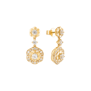 Bông tai Vàng 18K đính đá CZ PNJ XMXMY004622