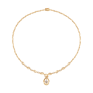 Dây cổ Vàng 18K đính đá CZ PNJ XMXMY000452