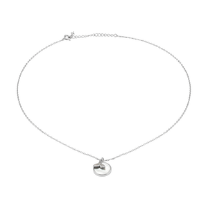 Dây cổ Bạc đính ngọc trai Mother of pearl PNJSilver PMXMW060000