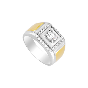 Nhẫn nam Kim cương Vàng 18K PNJ DDDDC000567