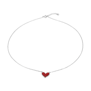 Dây cổ Bạc PNJSilver hình trái tim 0000W060029
