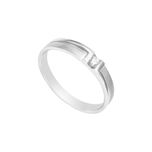 Nhẫn cưới Kim cương Vàng trắng 14K PNJ DD00W000450