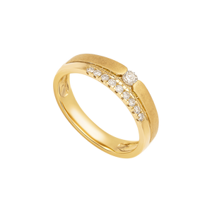 Nhẫn cưới Kim cương Vàng 18K PNJ Vàng Son DDDDY000165