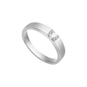 Nhẫn cưới Kim cương nam PNJ Vàng Son Vàng trắng 14K 76535.5A4