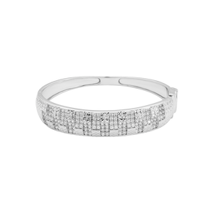 Vòng tay Vàng trắng Ý 18K đính đá CZ PNJ XM00W000057