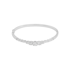 Vòng tay Vàng trắng 10K đính đá ECZ PNJ XMXMW000053