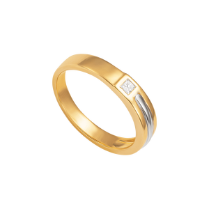 Nhẫn cưới nam Kim cương Vàng 18K PNJ Chung Đôi DD00C000092