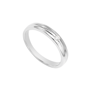 Nhẫn cưới Kim cương Vàng trắng 14K PNJ DD00W000358