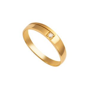 Nhẫn cưới nam Kim cương Vàng 18K PNJ Chung Đôi DD00Y000843