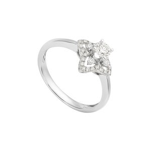 Nhẫn Kim cương Vàng trắng 14K PNJ First Diamond DDDDW001983