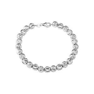 Lắc tay Vàng trắng Ý 18K PNJ 0000W000123