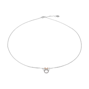 Dây cổ Bạc đính đá ECZ Disney|PNJ Mickey ZT00H000001