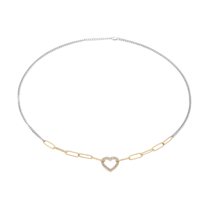 Dây cổ bạc đính đá STYLE By PNJ XM00C000012